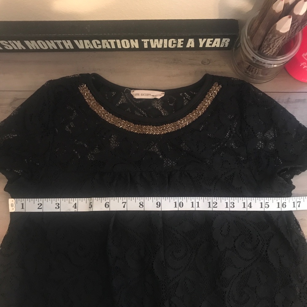 Haute Society Lace Embellished Top - Picture 8 of 8